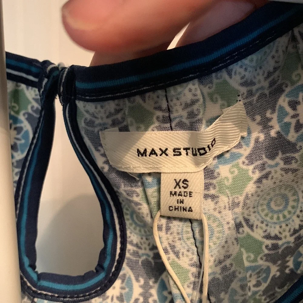 Max Studio bottom pleat‎ dress. NWT. Retail 65
